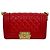 Borsa a tracolla Chanel Le Boy in pelle rossa Rosso - vista 3