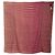 Sciarpa monogram a righe Louis Vuitton in seta rossa Rosso - vista 6
