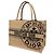 Christian Dior Dior Book Tote Tasche Medium aus beigem Jutencanvas - Ansicht 2