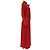 Autre Marque Abito midi a maniche lunghe con scollo a fiocco Sies Marjan in viscosa rossa - vista 3