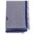 Sciarpa con motivo logo Chanel in lana blu Blu chiaro - vista 2