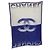 Sciarpa con motivo logo Chanel in lana blu Blu chiaro - vista 5