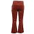 Autre Marque  Frame Flared Trousers in Rust Orange Cotton - view 3