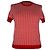 Valentino Garavani Valentino Kurzarm-Top aus Jacquard-Strick aus roter Wolle