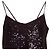 Autre Marque Canotta di paillettes Simkhai Arlene in nylon viola - vista 2