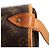Borsa a tracolla Louis Vuitton Saumur 35 in tela rivestita marrone - vista 11