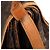 Borsa a tracolla Louis Vuitton Saumur 35 in tela rivestita marrone - vista 12