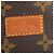 Borsa a tracolla Louis Vuitton Saumur 35 in tela rivestita marrone - vista 9