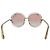 Chloé Carlina Twist Oversized Runde Sonnenbrille in Silber-Metall Metallisch - Ansicht 6