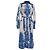 Valentino Garavani Abito camicia midi Valentino con stampa floreale in cotone blu