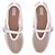Alaïa Ballerine in rete crema - vista 4
