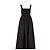 Autre Marque Vestido maxi negro MATTEAU de viscosa