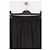 Autre Marque Schwarze weite Shorts aus Viscose - Ansicht 3