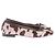 Autre Marque Bailarinas de piel con efecto animal print - vista 6