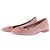 Autre Marque Rosa Wildleder-Ballerinas