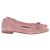 Autre Marque Rosa Wildleder-Ballerinas - Ansicht 6