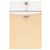 Gonna Soeur in cotone beige a taglio dritto - vista 3