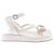 Autre Marque Sandali GIA/RHW in pelle beige - vista 6