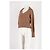 Reformation Maglione in cashmere marrone - vista 4