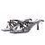 Autre Marque Schwarze Sandalen mit Schleifen