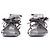 Autre Marque Schwarze Sandalen mit Schleifen - Ansicht 3
