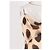 Vestido midi bege de viscose Rat & Boa - vista 4