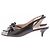 Christian Dior Schwarze Sandalen mit Knoten - Ansicht 2