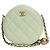 Chanel Runde Vanity Cross-Body-Tasche aus gestepptem Leder, hellgrün 2021