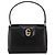 GUCCI Handtasche Leder Schwarz Gold - Ansicht 13
