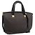 Céline CELINE Macadam Hand Bag PVC Leather 2way Black Gold Tone