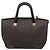 Céline CELINE Macadam Hand Bag PVC Leather 2way Black Gold Tone - vista 13