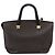 Céline CELINE Macadam Hand Bag PVC Leather 2way Black Gold Tone - vista 2