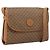GUCCI Micro GG Supreme Shoulder Bag PVC Beige Gold 001 14 0712