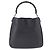 GUCCI Bamboo Hand Bag Leather Black Silver 001 1638 - vista 3