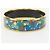 Hermès Bangles in smalto blu e verde Hermes - vista 4