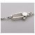 Collana Gucci con placca quadrata in Argento 925 - vista 9
