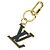 Chaveiro Charm Louis Vuitton Dourado Azul marinho