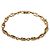 Christian Dior Gold Charm Armband Golden