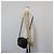 Borsa a tracolla in pelle nera Yves Saint Laurent Nero - vista 27