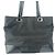 Borsa Tote Prada Tessuto Nero - vista 3
