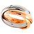 Anillo Cartier Trinity MM #46 con Diamantes - vista 5