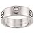 Anello Cartier Love in oro bianco 18K - vista 2