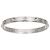 Pulsera Cartier Love en oro blanco - vista 2