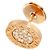 Bulgari Pendientes de botón Bvlgari en oro rosa 18K - vista 3