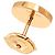 Bulgari Pendientes de botón Bvlgari en oro rosa 18K - vista 4