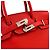 Hermès Borsa Hermes Birkin 30 in Togo Rouge Tomato Rosso - vista 9