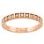 Anillo Chopard Ice Cube 1 en oro rosa 18K - vista 2