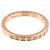Anillo Chopard Ice Cube 1 en oro rosa 18K - vista 3