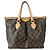 Borsa Louis Vuitton Monogram Palermo PM Marrone - vista 3