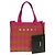 Marni Jacquard Canvas Tote Bag Medium Braun Pink